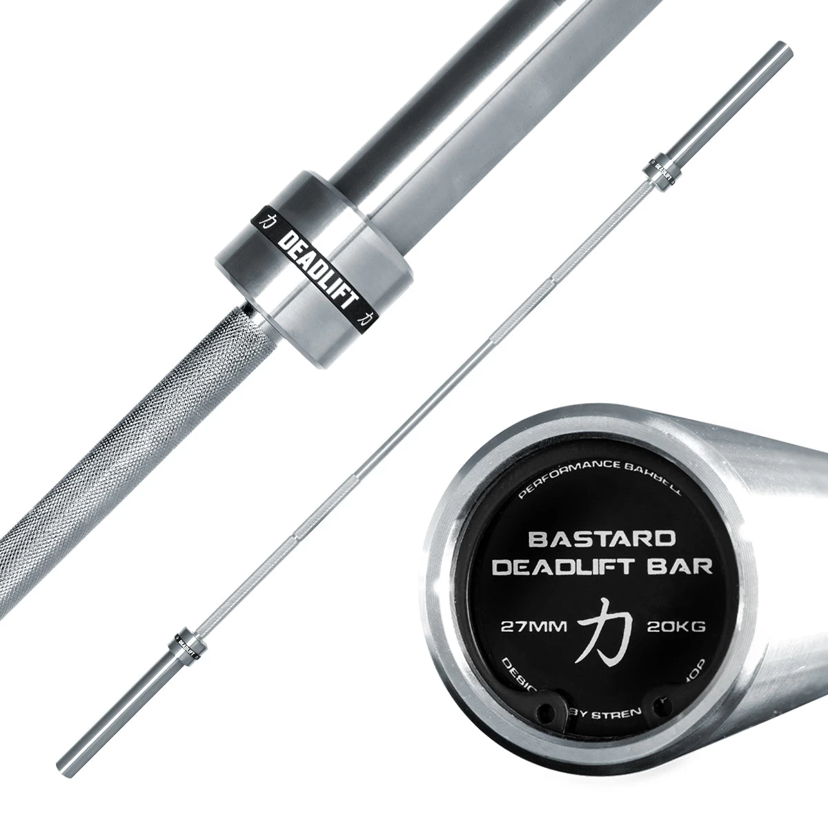 Bastard Deadlift Bar, Chromschaft