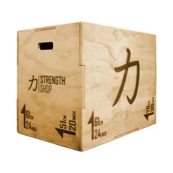 Große Plyo Box Aus Holz - 76CM X 61CM X 51CM