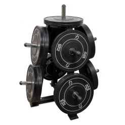 Gewichtsbaum, Mit 9 Scheibenaufnahmen