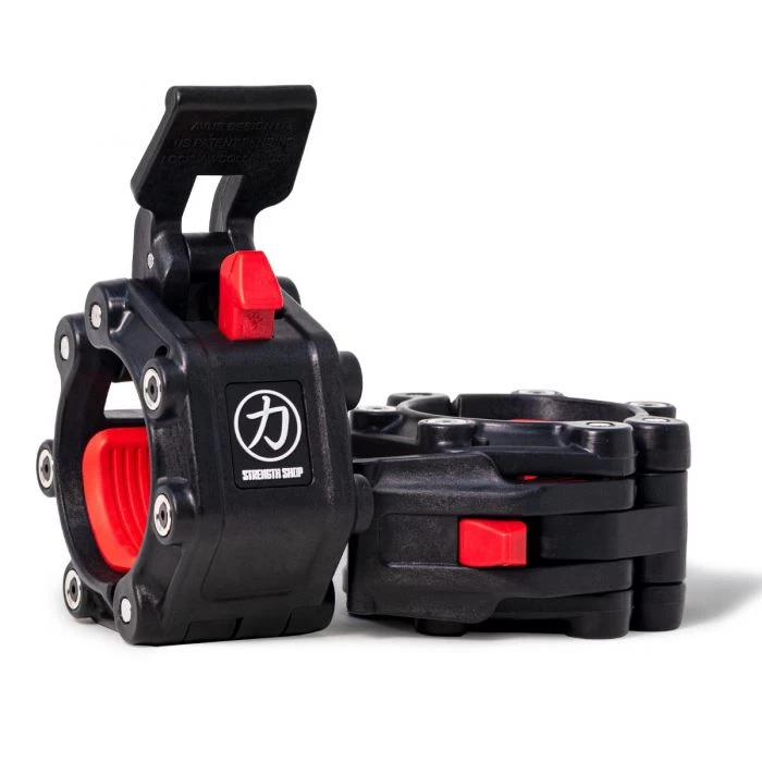 PRO 2 Olympic Flip Lock Magnetische Hantelverschlüsse Von Lock Jaw, Schwarz – Bild 5